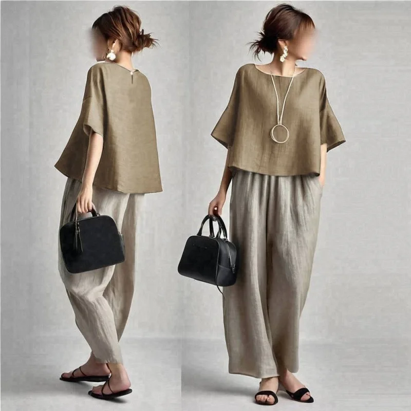 Linen Pants 101: 3 High-Waist Wide-Leg Sets Perfect for Beginners