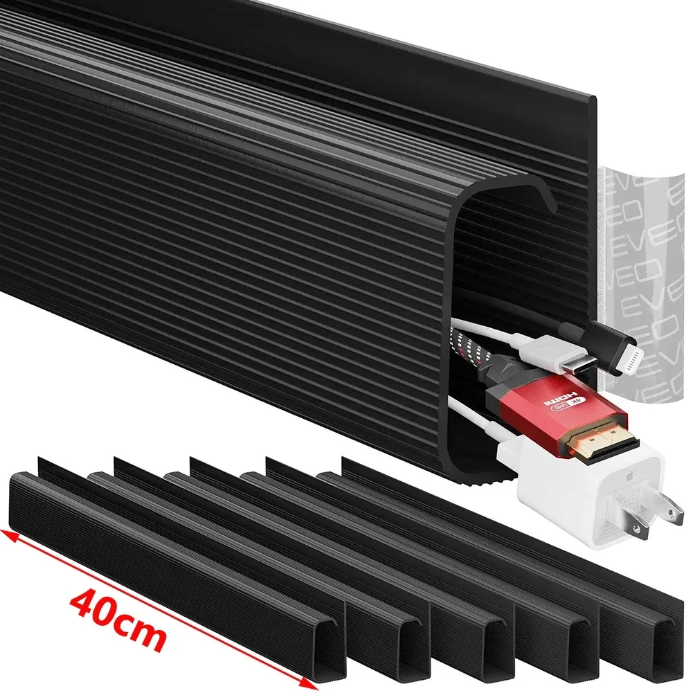 Dual PVC Cord Raceway Set